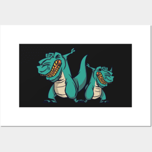 Dab Dinosaur T-Rex Posters and Art